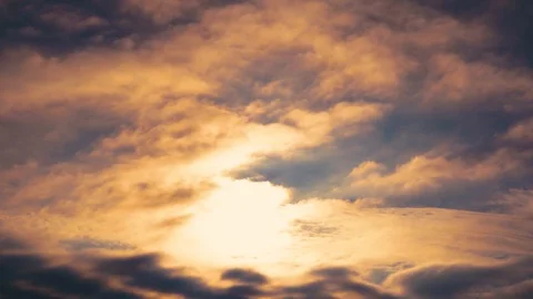Bright colors of the evening sky at sunset Stock Footage 102635161