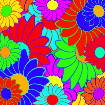 Bright colors. Stock Illustration