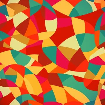 Bright colors mosaic seamless pattern, vector illustration looks like patchwo 스톡 일러스트