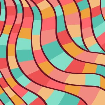 Bright colors mosaic seamless pattern, vector illustration looks like patchwo Illustrazione stock