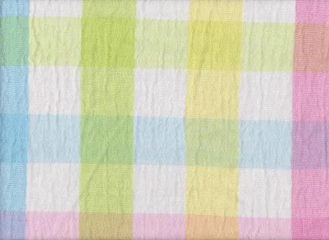 Bright colors of scots pattern fabric texture. Stock Photos