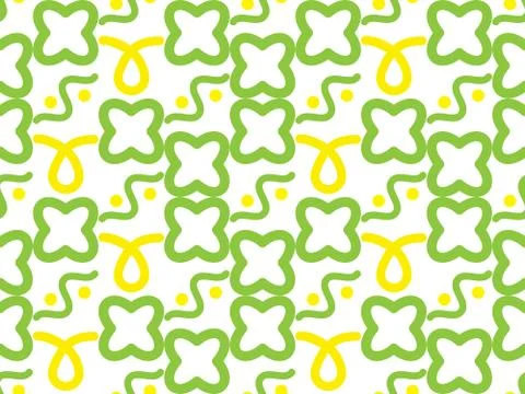 Bright colors of seamless pattern with  children's scribbles and  pattern. Illustrazione stock