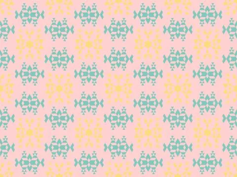 Bright colors of seamless pattern with  pattern and  geometry. Stock Illustration