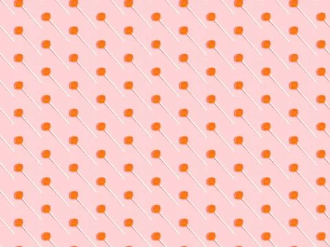 Bright colors of seamless pattern with  sweetness and  candy. Stock Illustration