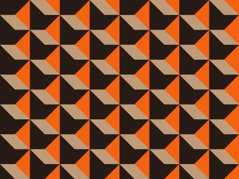 Bright colors of seamless pattern with  triangle and  geometry. Stock Illustration