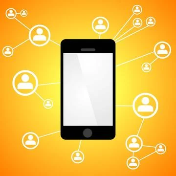 Bright communication background Bright communication background. Vector de... Stock Photos