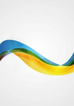 Bright concept waves abstract background Bright concept waves abstract bac... Stock Photos