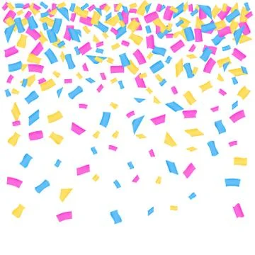Bright Confetti background Stock Illustration