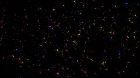 Bright confetti coming down Stock Footage 54588190