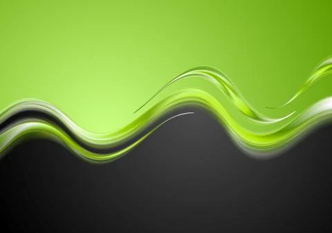 Bright contrast waves design Иллюстрация