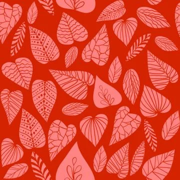 Bright coral pattern Stock Illustration