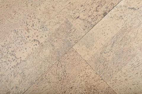 Bright cork floor close up with copy space Stock Photos