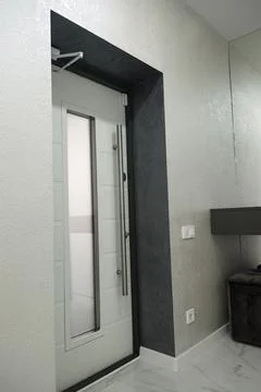 Bright corridor in the house. Stock Photos