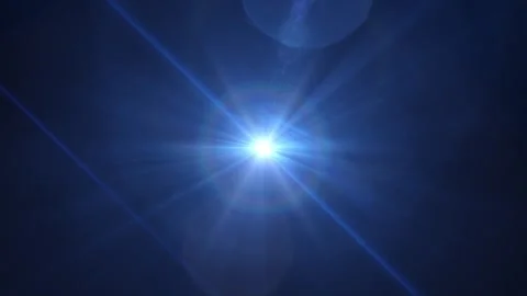 Bright cosmic starburst with radiant rays in deep space background Vídeos de archivo 340412856