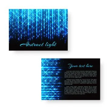 Bright cover with neon light Stock-Illustration