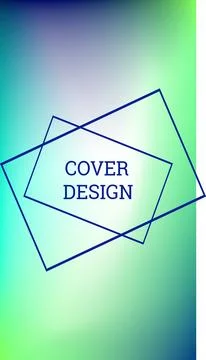 Bright cover or background design. Pink, green, yellow, red, blue, purple col Stock Illustration