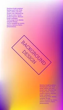 Bright cover or background design. Pink, green, yellow, red, blue, purple col Stock Illustration
