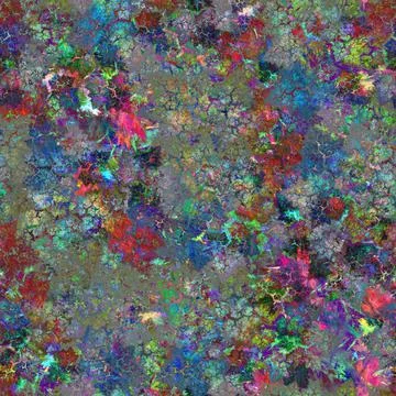 Bright crackled paint texture, multilayer paint splatter, seamless pattern Stock Illustration