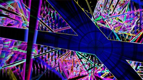 Bright cubes 4K 02 Stock Footage 77762573