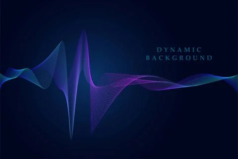 Bright curve shape with soft gradient vector abstract background, relaxing and イラスト素材
