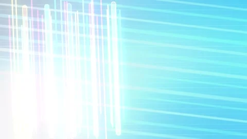 Bright cyan gradient with vertical and horizontal light lines, Seamless Loop Stock Footage 341858392