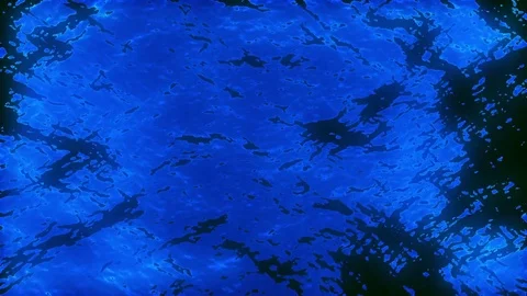 Bright Dark Blue Water Surface Waves Motion Background Loop 1 Stock Footage 78036048