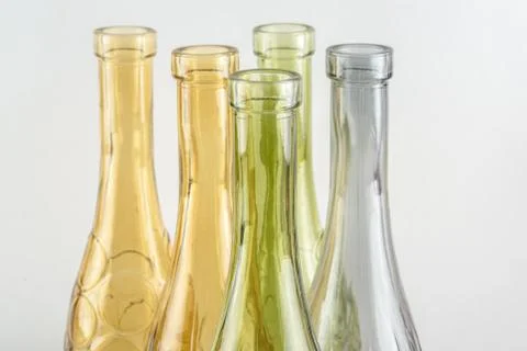 Bright decorative bottles Stock Photos