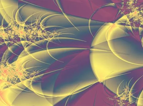 Bright decorative yellow-purple pattern, abstract background Stock-Illustration
