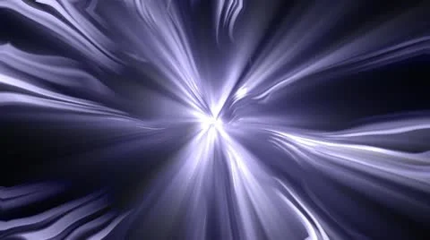 Bright deformed ray of lights Stock Footage 8985191