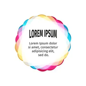Bright design elements for the abstract colorful background. Color triangular Stock Illustration