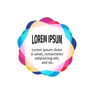 Bright design elements for the abstract colorful background. Color triangular Stock Illustration