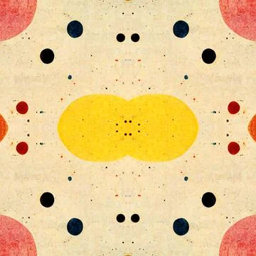 Bright design of polka dot circles in a seamless pattern 스톡 일러스트