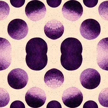 Bright design of polka dot circles in a seamless pattern Stock Illustration