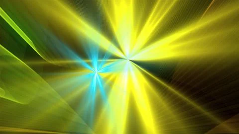 Bright different random lights modern neon technology floodlights 3d rendering Stock Illustration