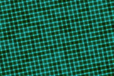 Bright digital grid pattern with glowing green and blue lights Stock Illustration
