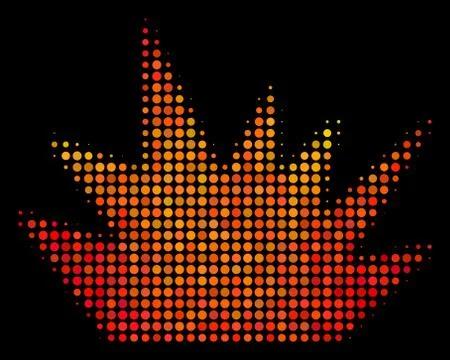 Bright Dot Boom Explosion Icon 스톡 일러스트