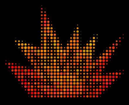 Bright Dot Explosion Boom Icon Stock Illustration