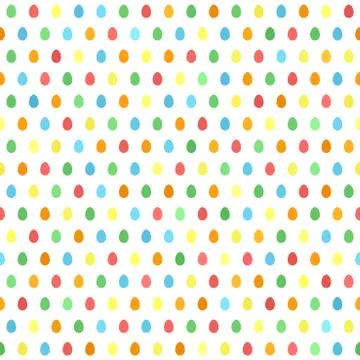 Bright egg pattern. Seamless vector Stock Illustration