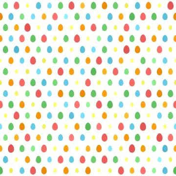 Bright egg pattern. Seamless vector Illustrazione stock
