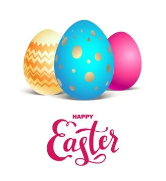 Bright eggs card Stock Illustration