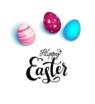 Bright eggs isolated Stock Illustration