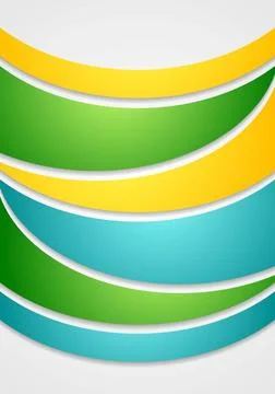 Bright elegant waves abstract background Bright elegant waves abstract bac... Stock Photos