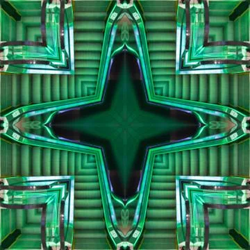 Bright element of seamless pattern, tile, handkerchief, kaleidoscope from the Stock Photos