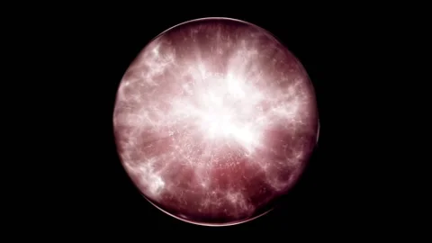 Bright energy source, core fusion generate power, alien object radiation 스톡 동영상 198733253