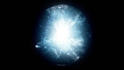 Bright energy source, core fusion generate power, alien object radiation 스톡 동영상 198943887