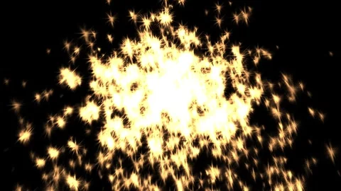 Bright explosion ignites center of dark void Stock Footage 330738511
