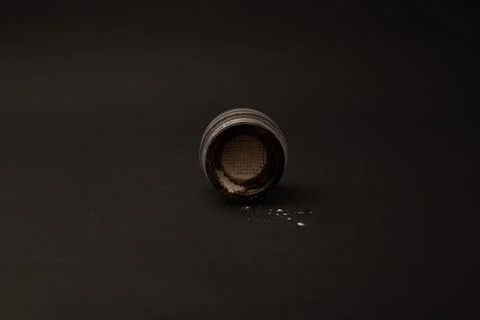 Bright eye shadows on the background Stock Photos