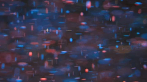 Bright Festive Background. Chaotic Motion Particles. Multi Colored Universe M Stock Footage 127987316