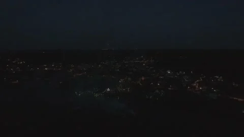 Bright festive fireworks Video stock 194736506