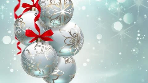 Bright festive winter background Stock Illustration